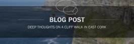 Deep thoughts on a Cliff Walk in East Cork