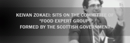 Keivan Zokaei sits on the committee of “Food Expert Group” formed by the Scottish Government