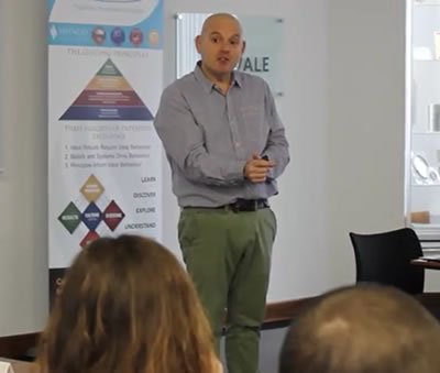 image of Simon Grogan giving a talk
