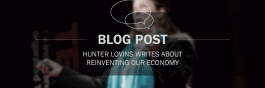 Hunter Lovins Writes about Reinventing our Economy