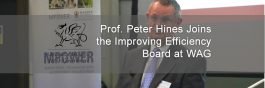 Prof. Peter Hines and WAG logo