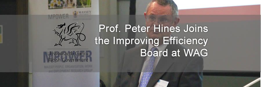 Prof. Peter Hines and WAG logo